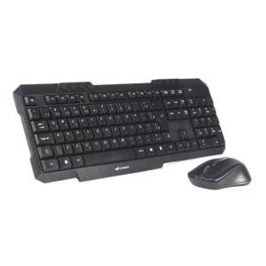Kit Teclado + Mouse Sem Fio K-W10BK C3Tech