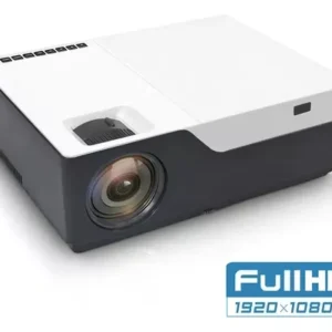 Projetor 1080P M18 5000 Lumens Preto/Branco Brazil Pc