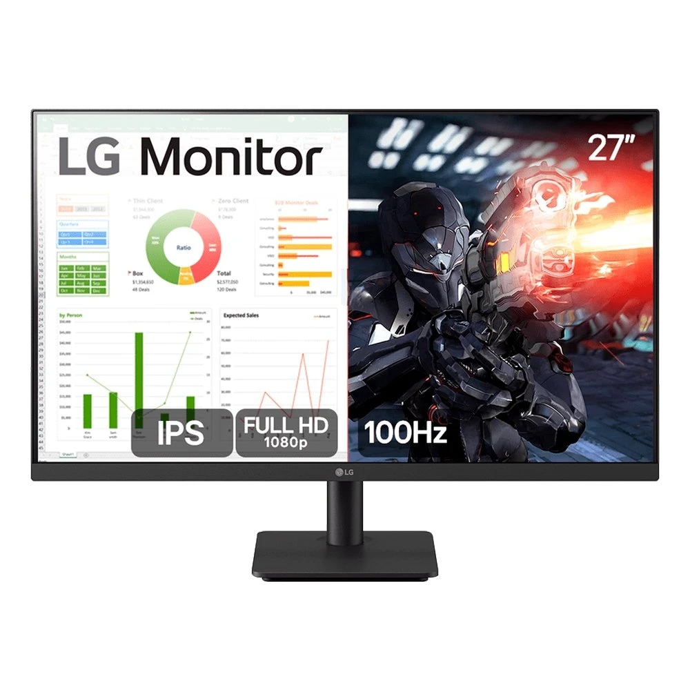 Monitor LED 27" PC Gamer LG 27MS500 - Full HD, IPS, 2 HDMI, 100Hz