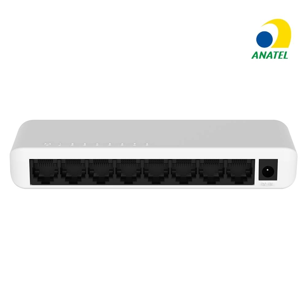 SWITCH ETHERNET 08 PORTAS GIGABIT Z-LINK ZL-SW08G+