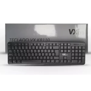 Teclado Duex Usb vxkb110 Com Fio Preto