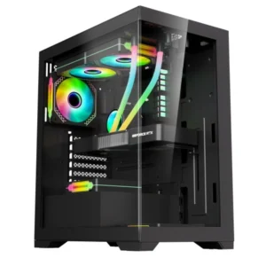 Gabinete Gamer Kmex CG-11G4 Led RGB